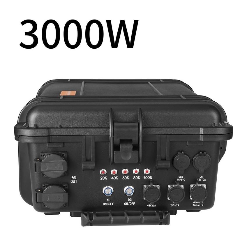 Générateur d'énergie portable 3000W/3000wh centrale électrique pour alimentation extérieure d'urgence