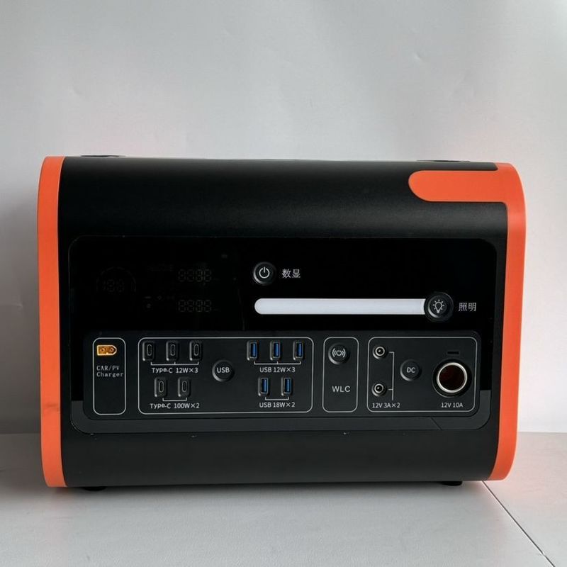 Capacité résiduelle 80% 5%-95%Dod AC Output Power Station pour générateur mobile sur site