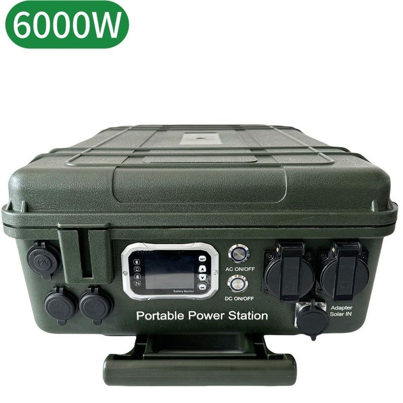 Sortie d'onde sinusoïdale pure 6000W/5000W7000W alimentation d'urgence haute puissance pour extérieur