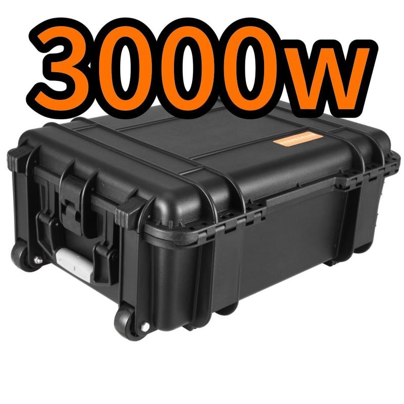 Batterie extérieure centrale électrique portable de 3000 W/62,5 ah certifiée CE.Un38.3