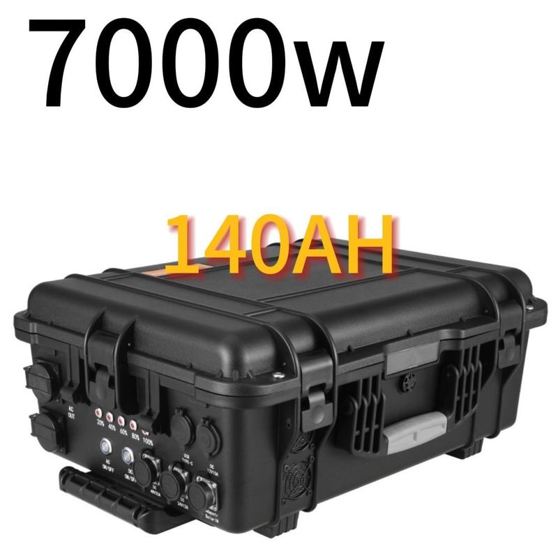 110V/220V CA Sortie 7000W/6993wh Station électrique mobile d'urgence extérieure pour l'Asie de l'Est