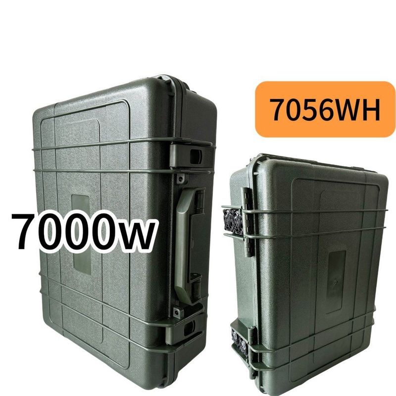 Puissance de secours de déplacement 7000W centrale électrique portable à double refroidissement forcé intelligent