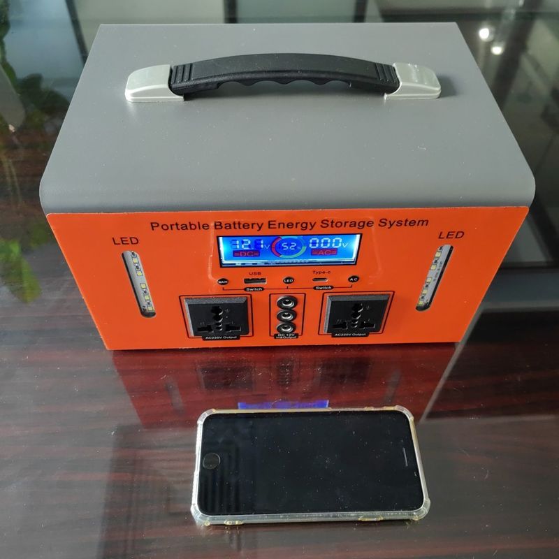 Station électrique portable de 500 W avec sortie 12V DC 11-14V max