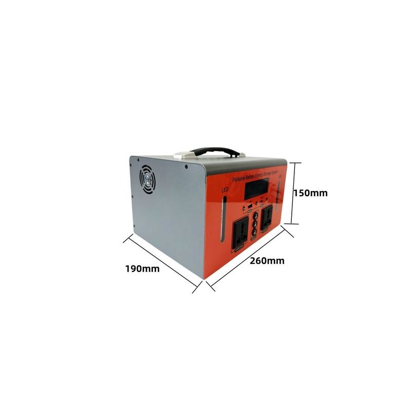 Station électrique portable de 3000 kW avec sortie d'onde de correction et puissance de sortie nominale de 500 W