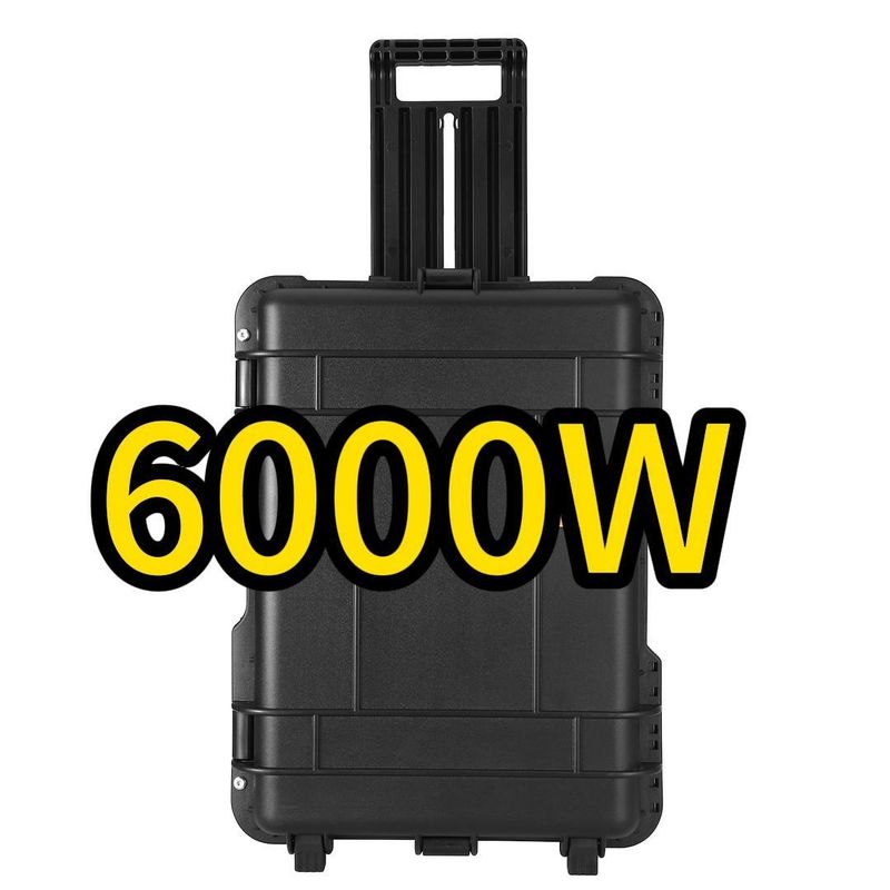 6000W Portable 6216wh Camping 230V Lithium Iron Phosphate batterie centrale électrique pour le pouvoir