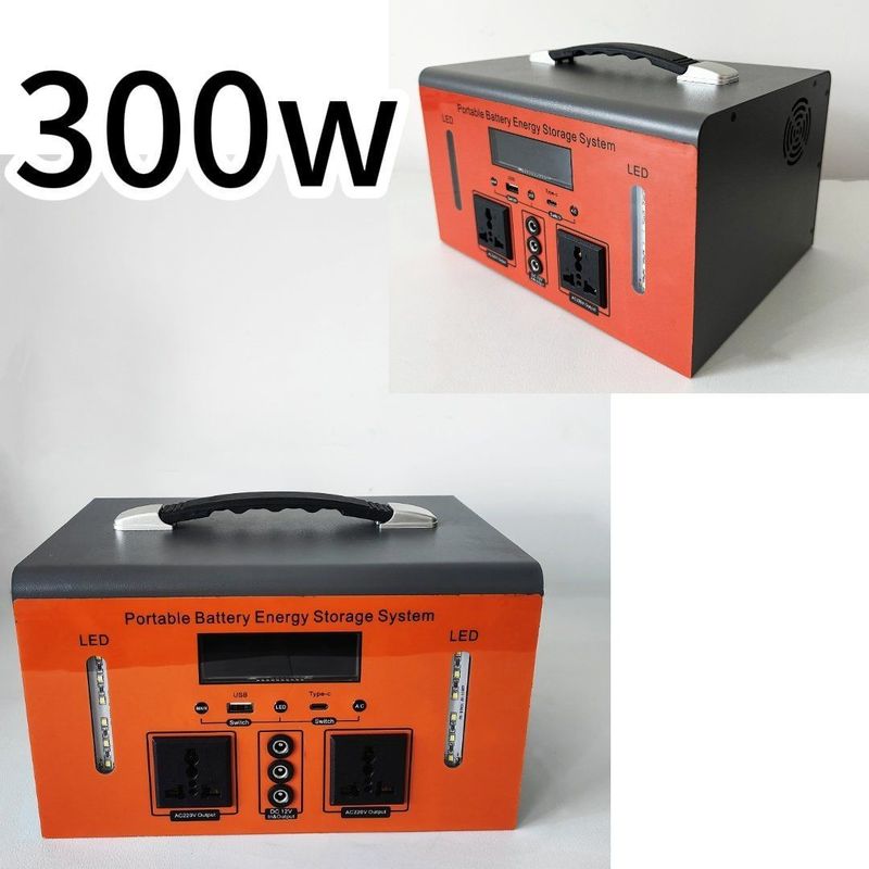 300W/110V/220V XT300 centrale électrique extérieure pour la recharge en déplacement Adaptateur CC inclus