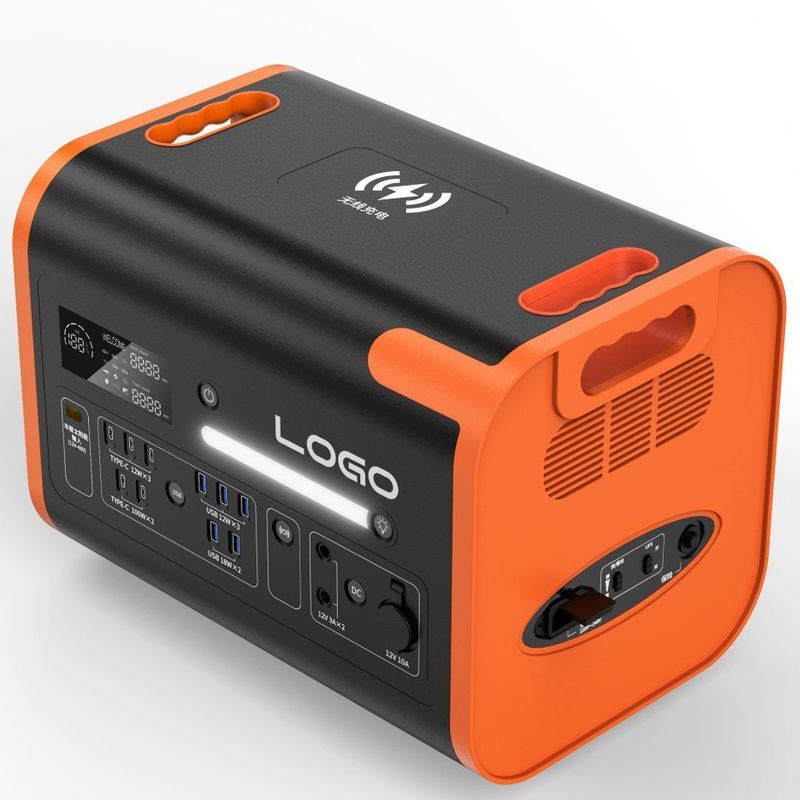 220V±5% de tension de sortie CA Station électrique portable d'urgence pour l'exploration en plein air