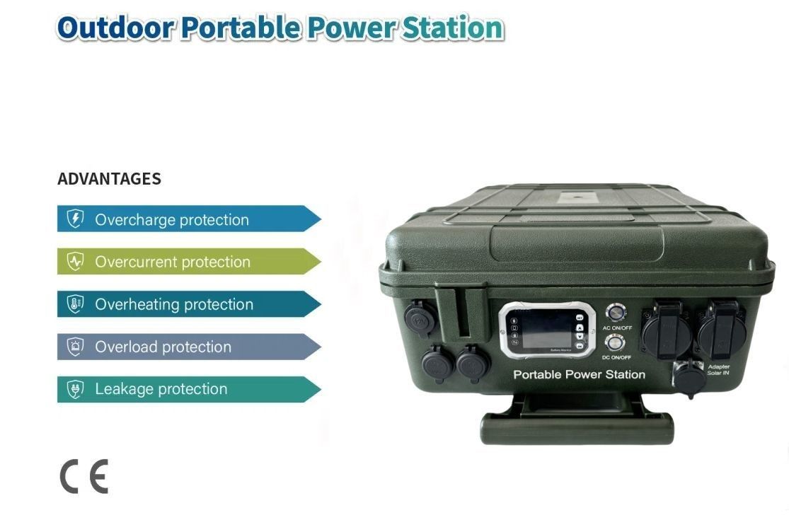 Le démarrage à chaud 7000W/7056wh LiFePO4 UPS à batterie pour la centrale électrique portable extérieure domestique