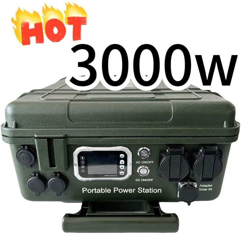 Générateur solaire intérieur et extérieur centrale électrique portable de 3000W 2400W 5000W de sortie